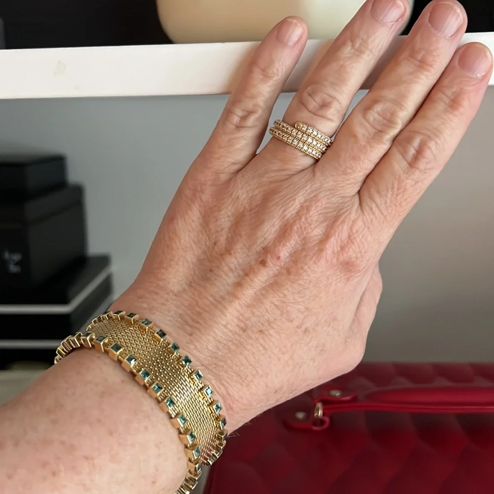 14k WRAP RING 1 CTW - Picture 3 of 7